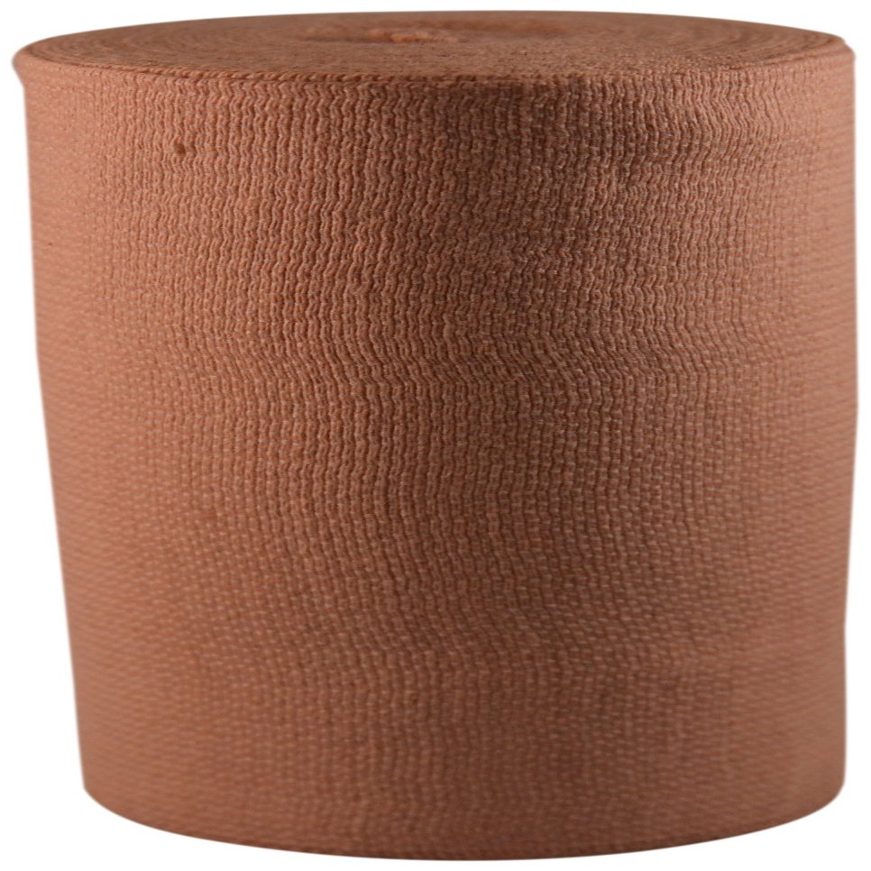 Ambra LeRoy 71610-C Supreme Orthopedic Grade Woven Elastic Bandage with Stretch Clips, Non-Sterile, Latex Free, 6" x 10 yd (Stretched), Beige (Pack of 50)