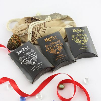 Exotica Kopi Luwak Gift Set with Natural Dyed Pouch