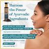 Black Sesame Seed Oil - Body Massage Oil Warmer with Cold-Pressed Black Seed Oil, Ayurvedic Herbs - Body Massage Oil for Massage Therapy - Roots and Herbs, 6.76 oz view 3