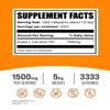 BulkSupplements.com Acetyl L-Carnitine Powder - ALCAR Powder, Acetyl L-Carnitine 1500mg, Carnitine Supplement - Gluten Free, 1500mg per Serving, 5kg (11 lbs) (Pack of 5) view 2