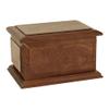 Wood Cremation Urn - Boston Walnut Companion view 1