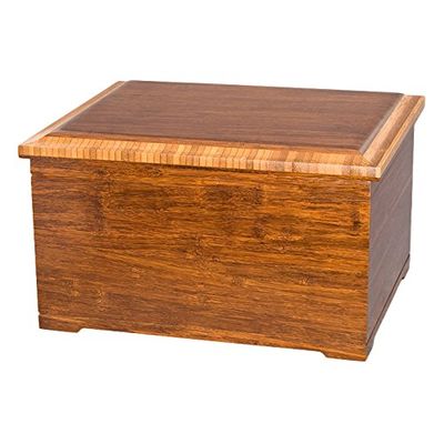Wood Cremation Urn - Bamboo Companion