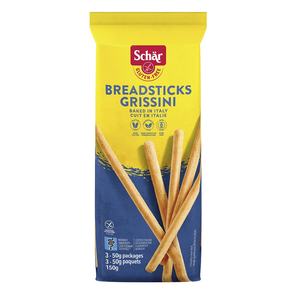 Schar Gluten Free Breadsticks - 3 x 50g