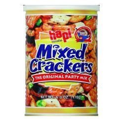 Hapi Mixed Cracker in Can, 6 Ounce (Pack of 12)