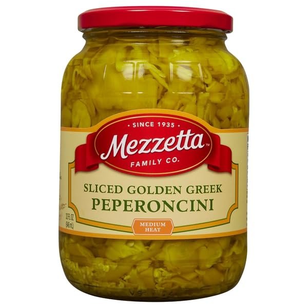 MEZZETTA PEPPERONCINI GLDN GRK DEL, 32 OZ