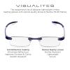 Visualites 1 Lavender 3.00 Power Lightweight Rimless Reading Glasses For Men and Women view 2