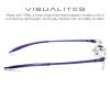 Visualites 1 Lavender 3.00 Power Lightweight Rimless Reading Glasses For Men and Women view 3