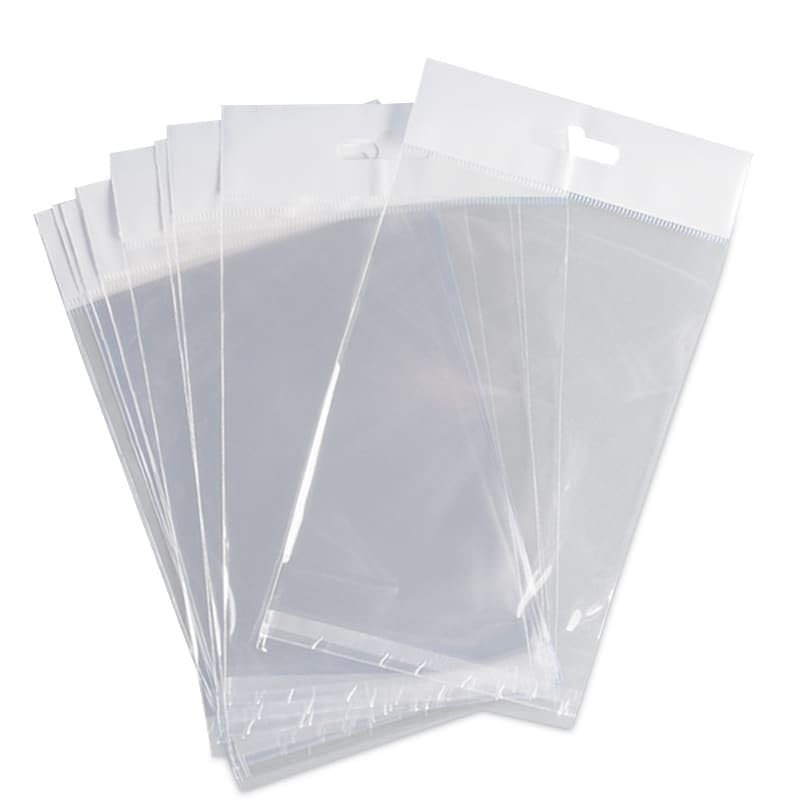 5 X 7 1.6 Clr Heavy Dty Lip & Tape Cello Bg W/Header | Quantity: 1000