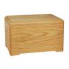 Wood Cremation Urn - Oak Designer view 1