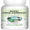 Maxi Health Lysine Complex with Probiotics - L-Lysine 1000mg for Protein Synthesis Canker Sores, and Skin  60 Capsules view 1