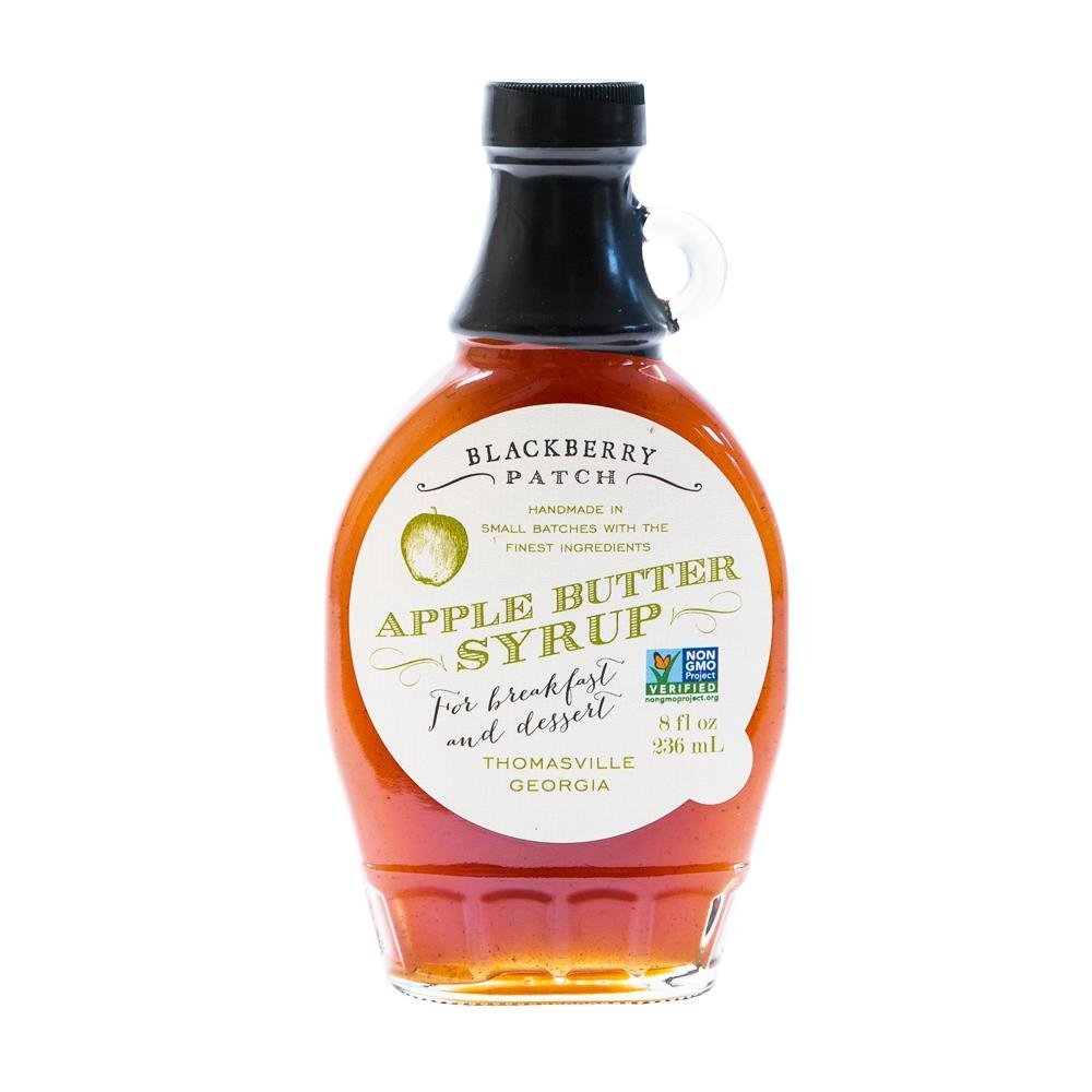 Blackberry Patch Premium 8 Oz Apple Butter Syrup (Sugar)