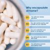 Capsuline Size 0 Gelatin Empty Capsules, 50000 Count, Empty Gel Pill Capsules, DIY Pure Bovine Pill Capsule Filling, Empty Caps, Kosher, Gluten Free and Non-GMO Certified, Clear view 4