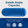 Capsuline Size 3 Empty Gelatin Capsules, White/Clear - 1000 Count | Gluten Free, Kosher, Non-GMO Certified | Pure Bovine Pill Caps for DIY Supplement Filling view 3