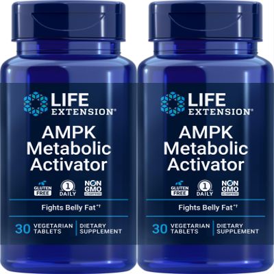 Life Extension AMPK Metabolic Activator, 30 Vegetarian Tablets (2 Pack)