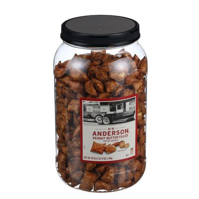Pretzel Assortment, Peanut Butter, 44oz, Canister, Par# OFX375