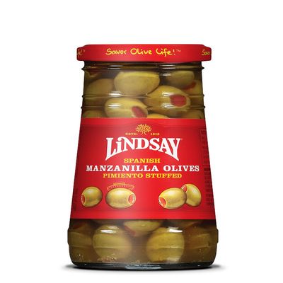 Lindsay Stuffed Manzanilla Olives 12/5.75 oz Jars