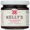 Kellys Jelly Cranberry Vanilla Preserve, 4.7 Oz view 1