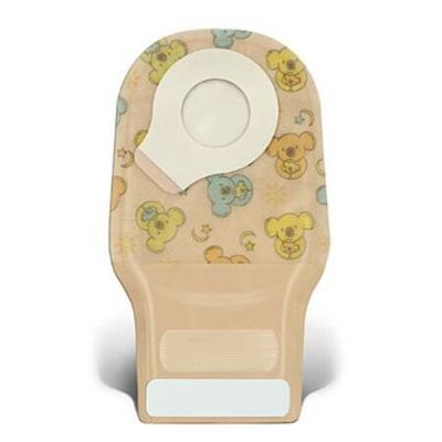 Convatec 61144900 Ostomy Pouch Little Ones Two-piece System 8 Inch Length 1/5 To 1-1/4 Inch Stoma Drainable 411638 Box Of 10
