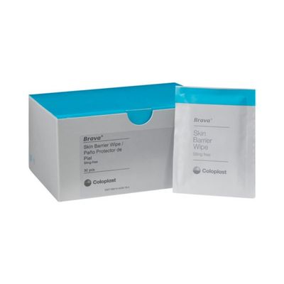 Coloplast Brava Skin Barrier Wipe, Box of 30
