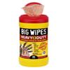 BIG WIPES Heavy Duty Industrial Textured Scrubbing Wipes (80 Count (Pack of 1), Heavy-Duty) view 1