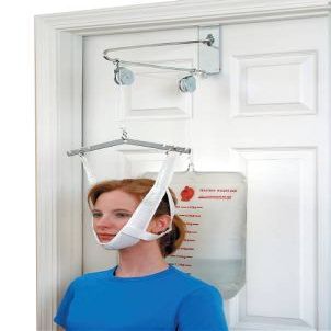Mabis Healthcare Cervical Traction Kit, Overdoor DMI One Size Fits Most