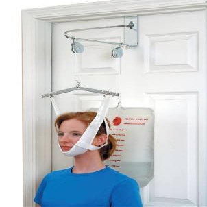Mabis Healthcare Cervical Traction Kit, Overdoor DMI One Size Fits Most