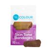 Tru-Colour Skin Tone Shade Fabric Bandages, Resealable Bag (30 Count)  Flexible, Waterproof, PFAS-Free Adhesive Strips Help Protect Cuts, Scrapes, Scratches  Dark Brown view 1