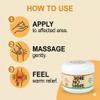 Sore No More Warm Arthritis Pain Relief Cream  Targeted Reliever for Back, Neck, Hands & Feet  Soothing & Fast-Acting Formula for Aches and Pains  Non-Greasy with Orange Aroma  8 oz view 4
