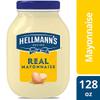 Hellmann's Real Mayonnaise Jar, Condiment for Sandwiches, Salads, Mayo Made with 100% Cage Free Eggs, Gluten Free, Vegetarian, Kosher, 1 Gallon, 128 oz (Pack of 1) view 3