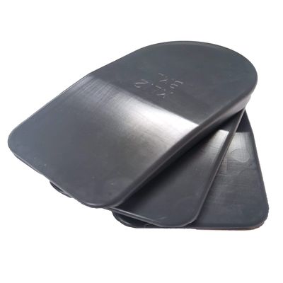 BML 12mm Heel Lifts, 3pk (Mens Large, Gray [Super Soft])