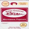 Amish Country Popcorn | Old Fashioned Microwave Popcorn | 10 Bags Cheddar Cheese Ladyfinger | Non-GMO, Gluten Free, Microwaveable and Kosher (10 Bags) view 1