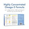 WHC, UnoCardio 1000 Fish Oil, 1300 mg of Pure Triglyceride Fish Oil with Omega-3 (1180 mg), 665 mg EPA and 445 mg DHA and 25 mcg (1000 IU) Vitamin D3 per softgel, Natural Orange, 60 softgels view 2