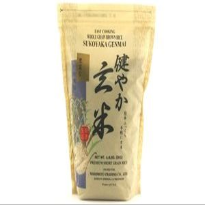 Shirakiku Sukoyaka Genmai (Whole Grain Brown Rice) 4.4 Lb [ 8 units]