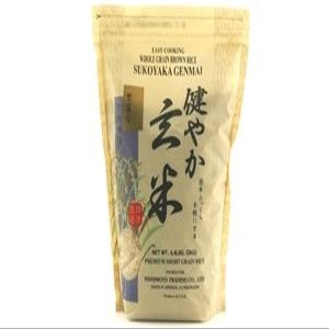 Shirakiku Sukoyaka Genmai (Whole Grain Brown Rice) 4.4 Lb [ 8 units]