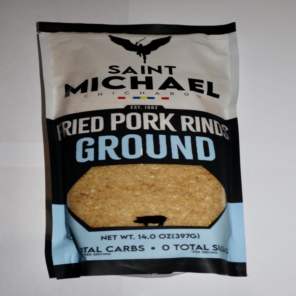 St. Michael's Ground Chicharon Fried Pork Rinds Ground Pack 14 Oz Pack