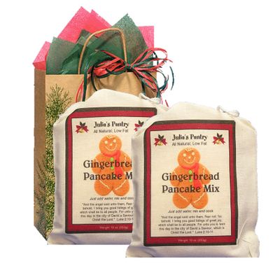 Gingerbread Pancake Gift Bag