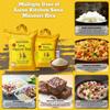 Asian Kitchen White Sona Masoori Aged Rice 10-Pound Bag, 10lbs (4.54kg) Short Grain Rice ~ All Natural | Gluten Friendly | Vegan | Indian Origin | Export Quality view 3
