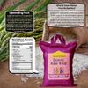 Asian Kitchen Ponni Raw Rice 10-Pound Bag, 10lbs (4.54kg) Short Grain Rice ~ All Natural | Gluten Friendly | Vegan | Indian Origin | Export Quality view 2