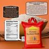 Asian Kitchen Ponni Boiled Rice 10-Pound Bag, 10lbs (4.54kg) Short Grain Par Boiled Rice ~ All Natural | Gluten Friendly | Vegan | Kosher | Indian Origin | Export Quality view 2