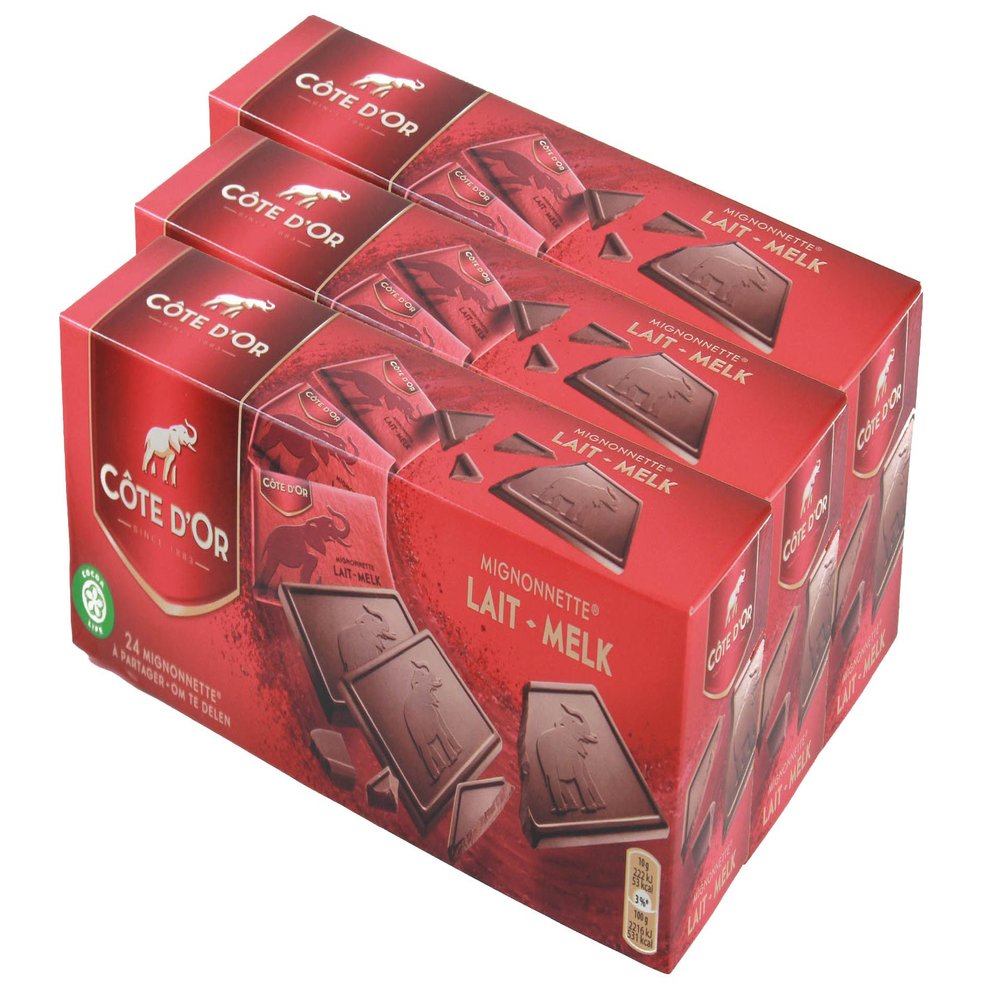 Cte D'Or Mignonettes MILK CHOCOLATE - 240gr x 3 PACK