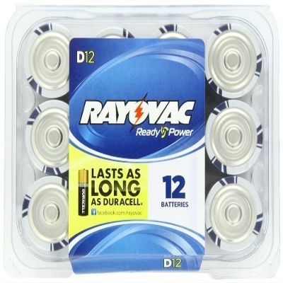 Rayovac Alk D Pro Pack 12pk
