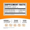 BulkSupplements.com Acetyl L-Carnitine Capsules - ALCAR HCl, Carnitine Supplement - ALCAR Capsules, Acetyl L-Carnitine 1500mg - Gluten Free, 2 Capsules per Serving, 240 Capsules view 2