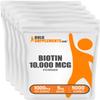 BulkSupplements.com Biotin 10000mcg Powder - Vitamins for Hair, Skin and Nails - as Vitamin B7, Gluten Free, 1000mg per Serving (10mg Biotin), 5kg (11 lbs) (Pack of 5) view 1