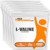 BulkSupplements.com L-Valine Powder - Valine Amino Acids Supplement, BCAA Energy Powder - Unflavored & Gluten Free, 2g per Serving, 1kg (2.2 lbs) (Pack of 5) view 1
