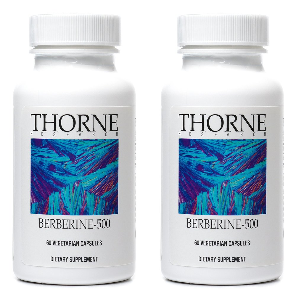 THORNE BERBERINE-500 (Pack of 2) 60 capsules each