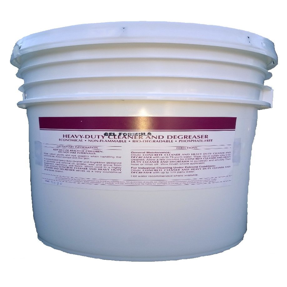 Patriot Chemical Sales 5 Gallon Pail Gel Formula Heavy-duty Cleaner and Degreaser Industrial Strength Concentrate