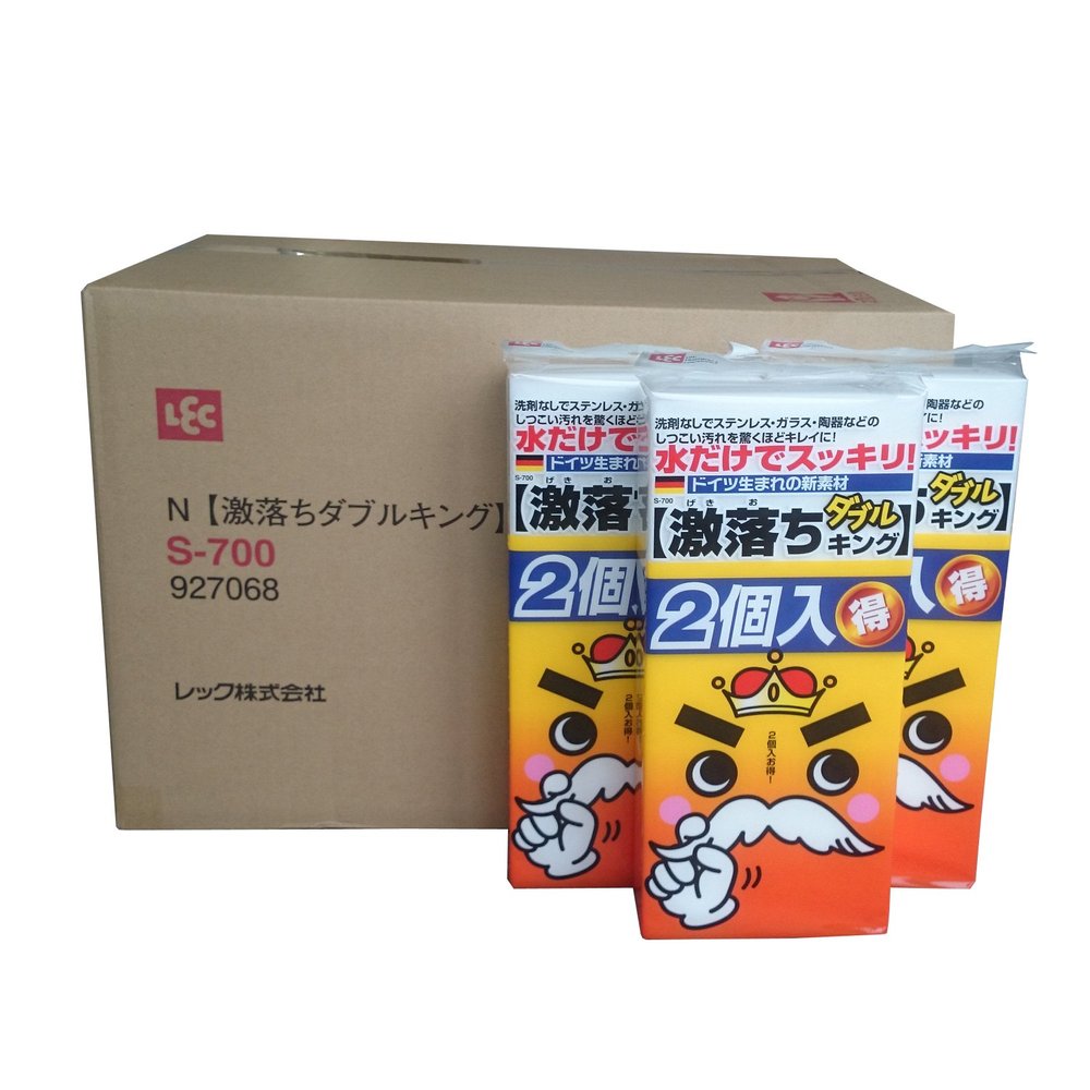 Lec (Case Sold as a Case) Double King 24 Pieces (Melamine Sponge)