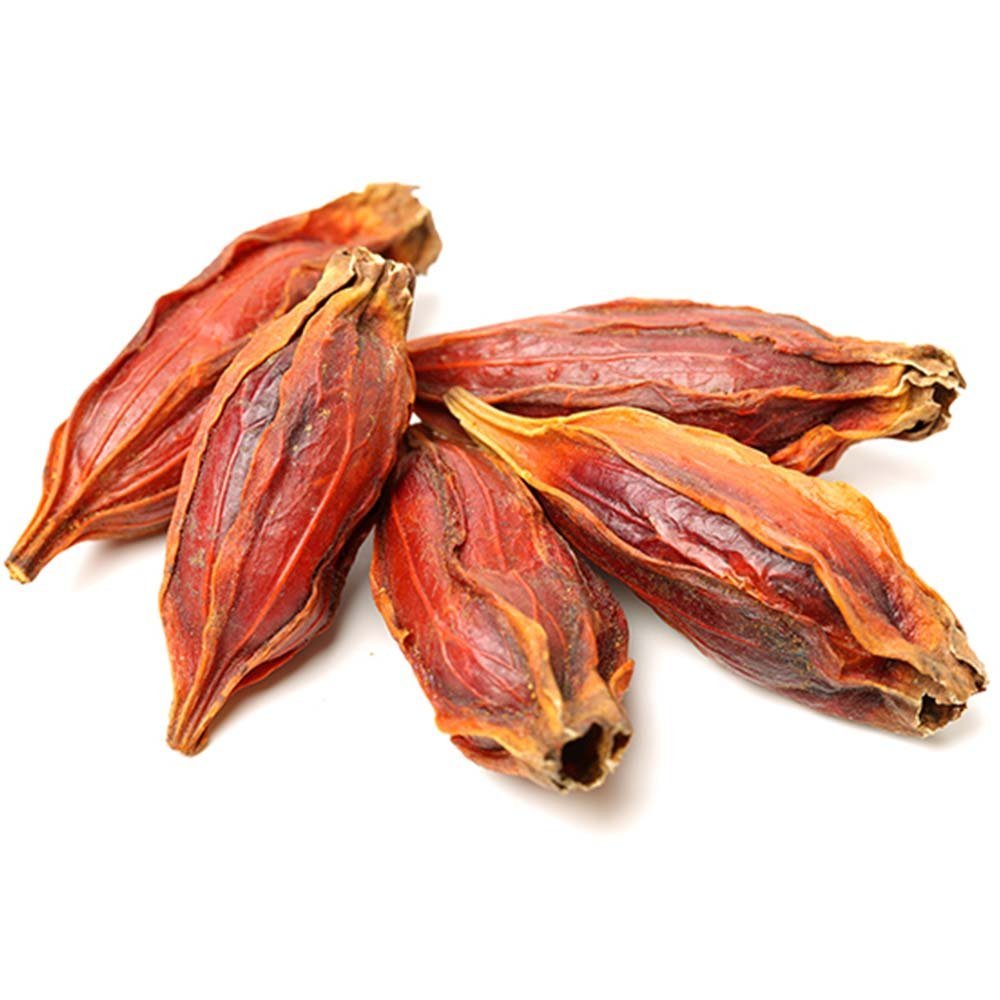 #1 Zhi Zi Chinese Herb | Cape Jasmine | Dried Gardenia Fruit | Gardenia Jasminoides | Authentic Chinese Whole Herb,1 Oz - Plum Dragon Herbs
