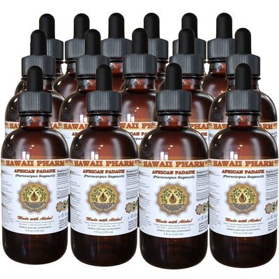 African Padauk Liquid Extract, African Padauk (Pterocarpus Soyauxii) Dried Bark Tincture Supplement 15x4 oz