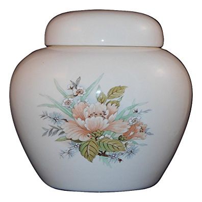 Flower Urn- Cremation urn or Keepsake for Ashes - Hand Made Pottery